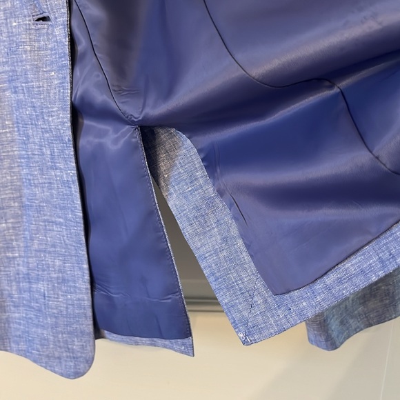 Adorable Talbots Linen Jacket Freshly Dry Cleaned Excellent Condition - Picture 9 of 10